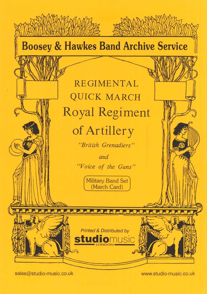 Quick March Royal Artillery Band Set (British Grenadiers and Voice of The Guns) - klik hier
