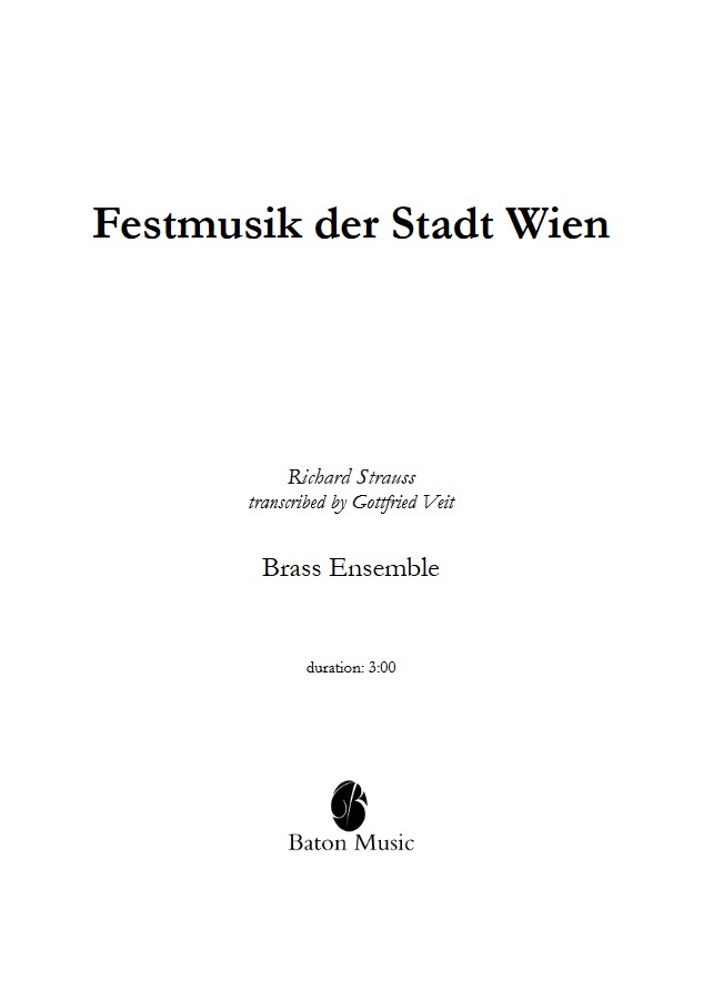 Festmusik der Stadt Wien - hier klicken