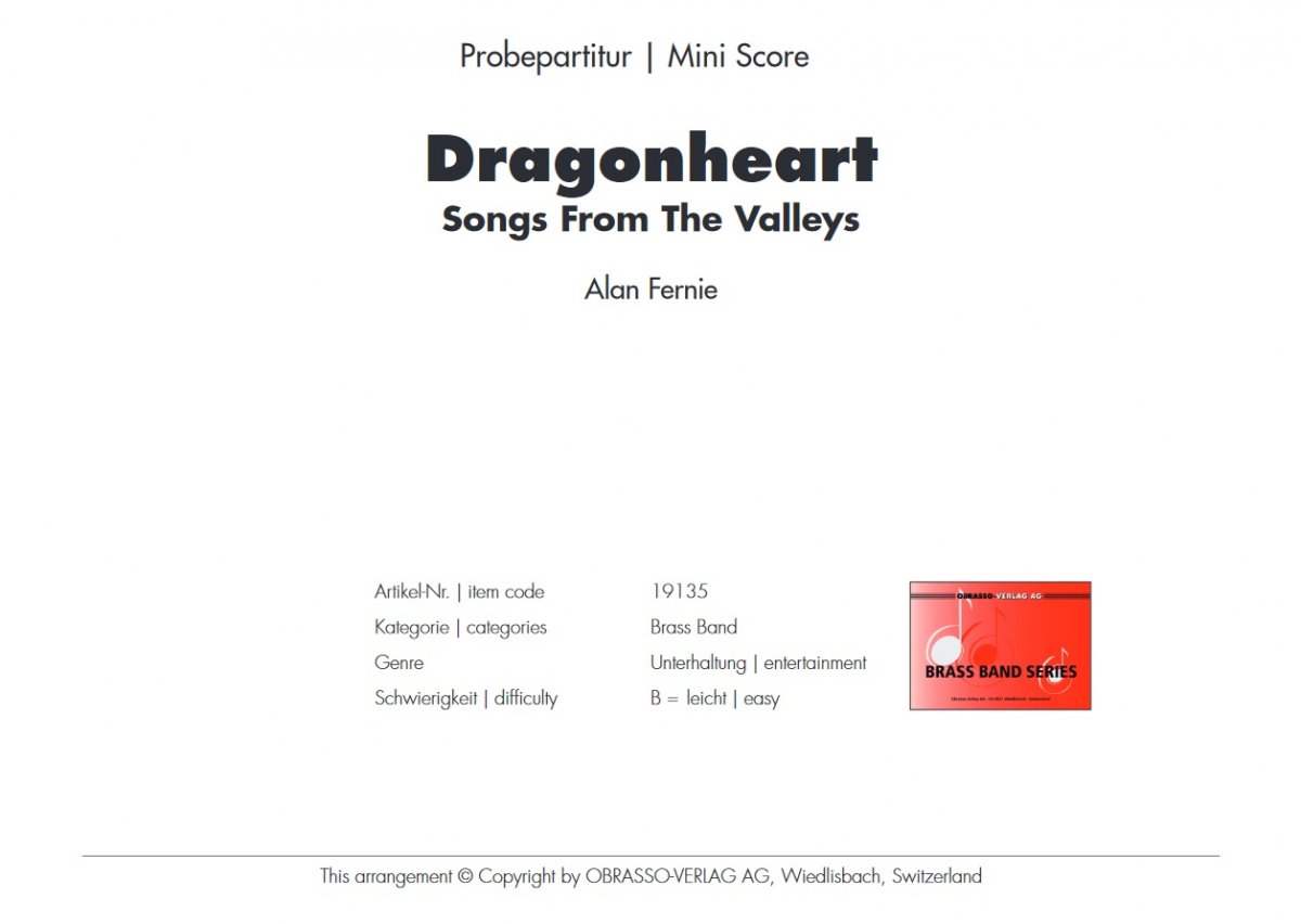 Dragonheart (Songs fom the Valleys) - hier klicken