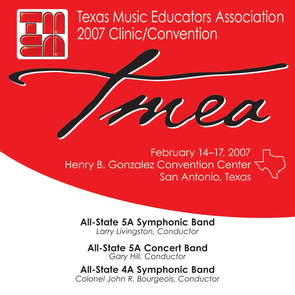 2007 Texas Music Educators Association: All-State 5A Symphonic Band, All-State 5A Concert Band; All-State 4A Symphonic B - hier klicken