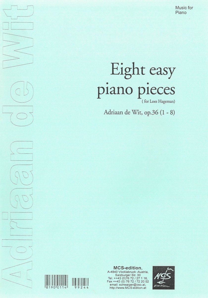 8 Easy Piano Pieces (Eight) - hier klicken