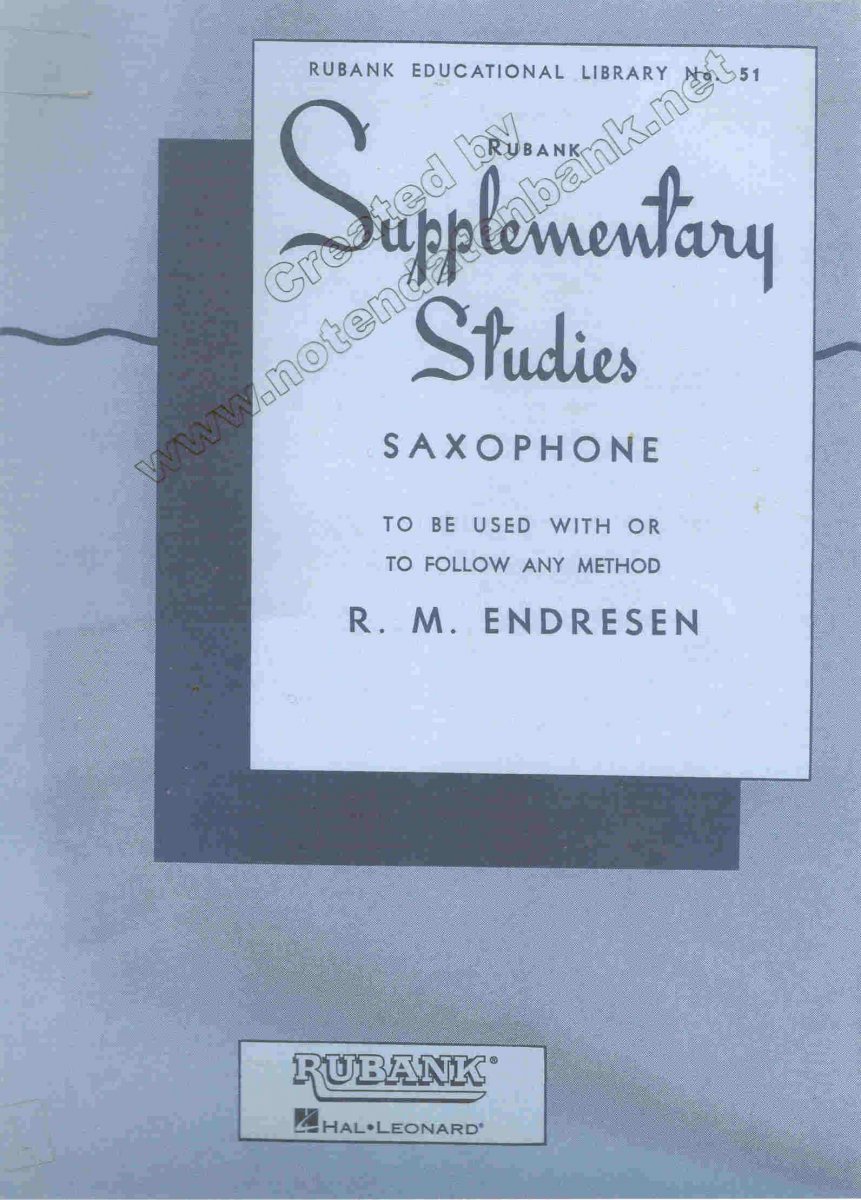Supplementary Studies Saxophone - hier klicken