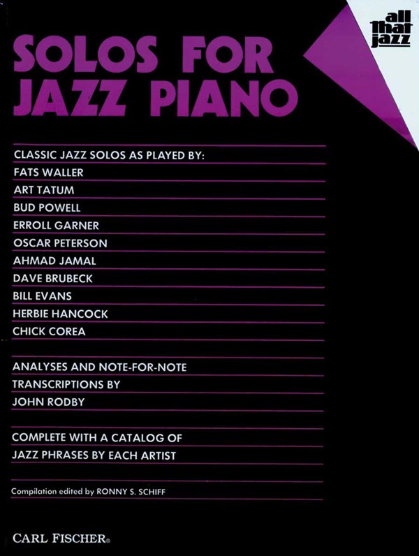 All That Jazz: Solos For Jazz Piano - hier klicken