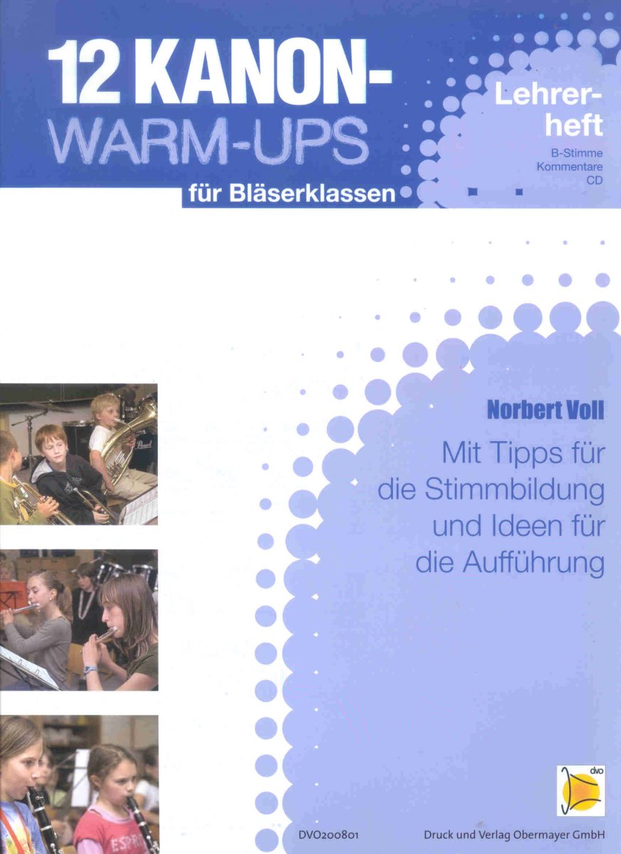 12 Kanon-Warm-Ups fr Blserklassen (Lehrerheft) - hier klicken