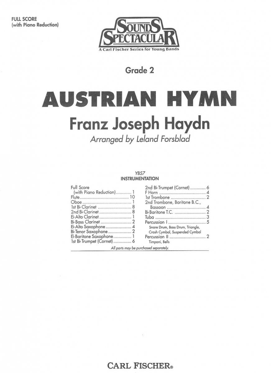 Austrian Hymn - hier klicken