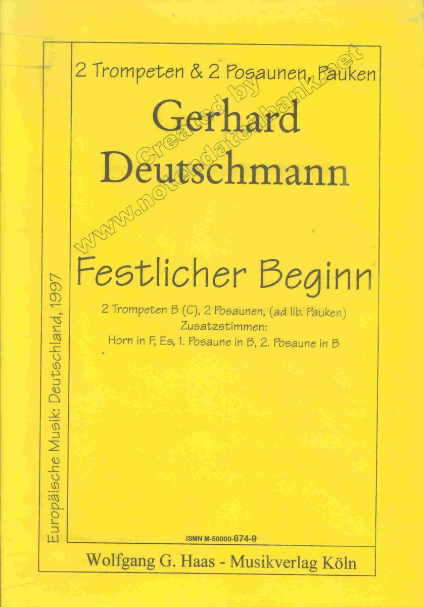 Festlicher Beginn - hier klicken