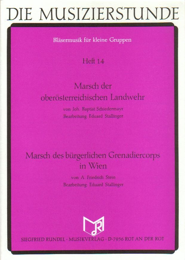 Marsch der Oberöstrreichischen Landwehr - hier klicken Marsch der Oberöstrreichischen Landwehr - hier klicken