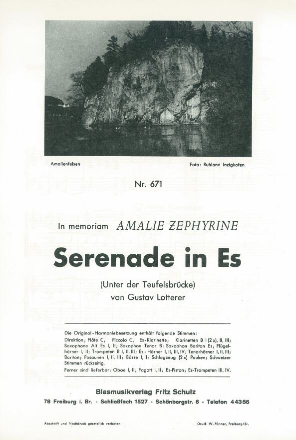 Serenade in Es (Unter der Teufelsbrücke) - hier klicken Serenade in Es (Unter der Teufelsbrücke) - hier klicken
