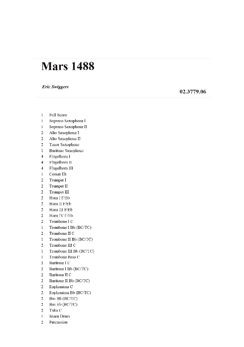 Mars 1488 - hier klicken