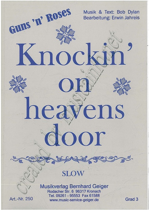 Knockin' on Heavens Door - click here