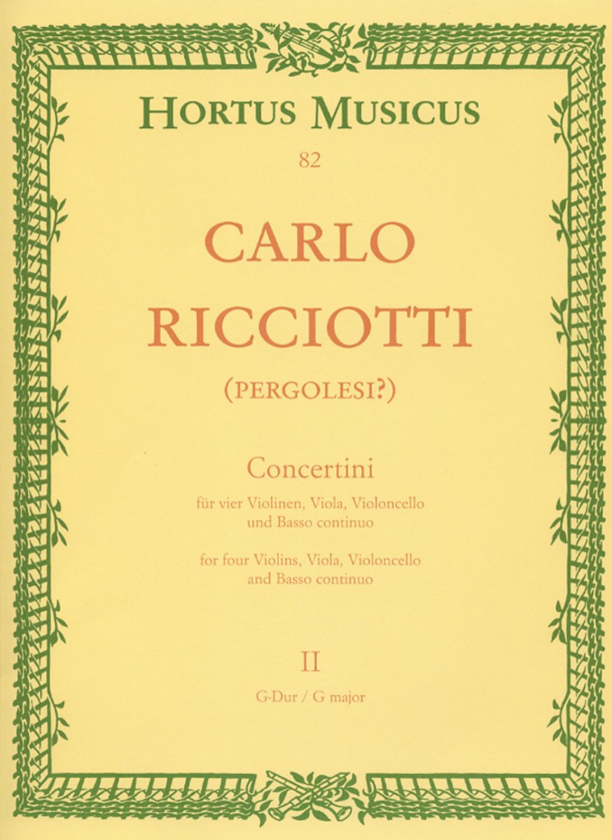 Concertino II G-Dur - hier klicken Concertino II G-Dur - hier klicken