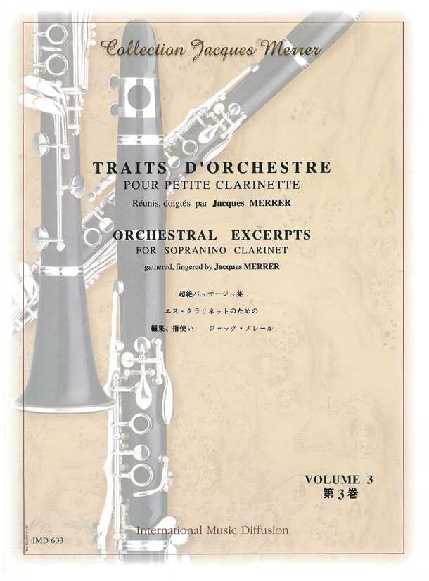 Traits d'orchestre pour petite clarinette #3 - hier klicken