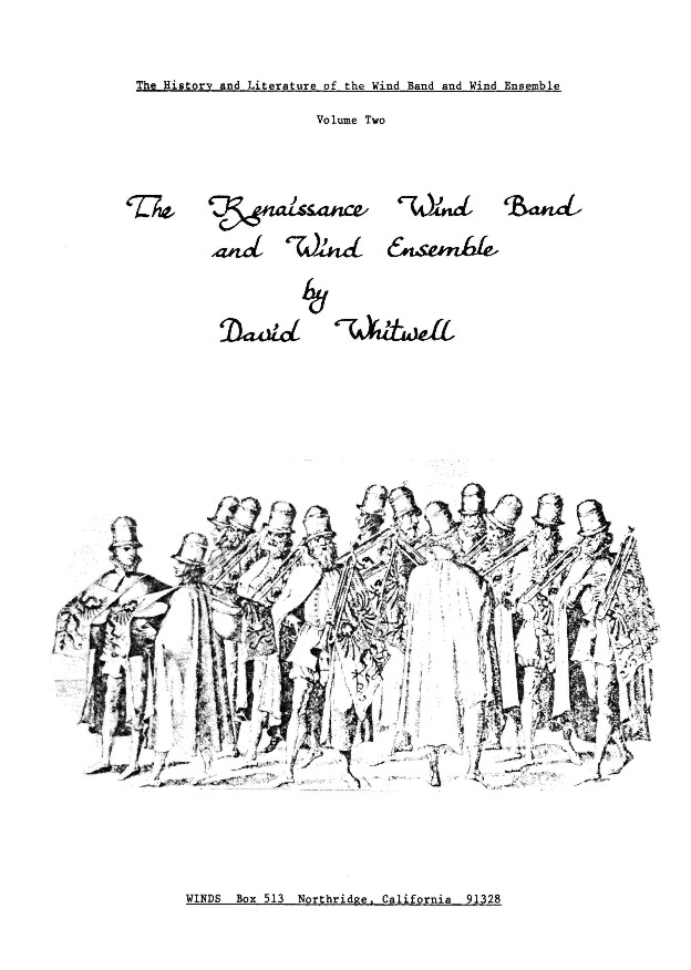 Renaissance Wind Band and Wind Ensemble, The #2 - hier klicken Renaissance Wind Band and Wind Ensemble, The #2 - hier klicken