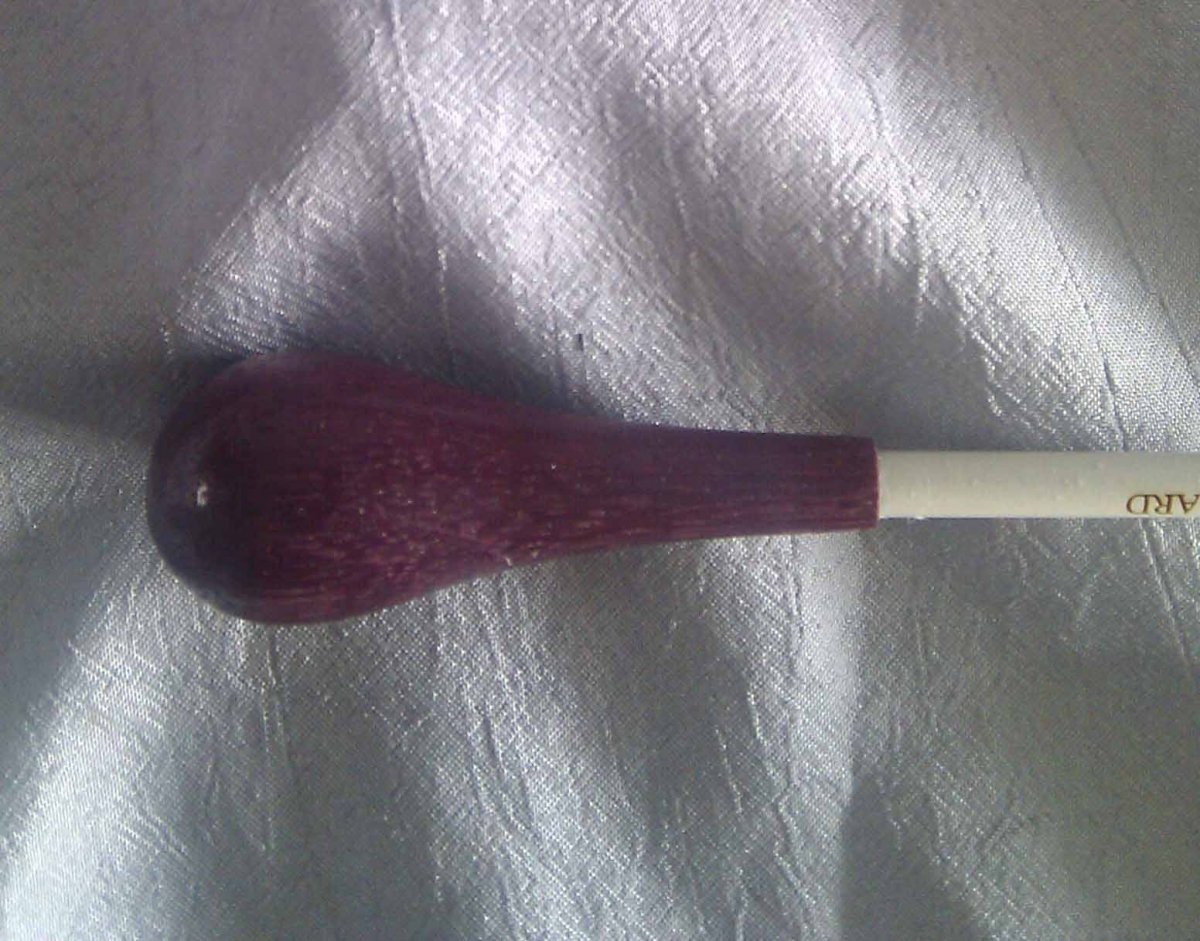 Dirigierstock Serie S, L�nge 14, Purpleheart, weiss - hier klicken